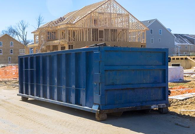 construction debris removal with dumpsters